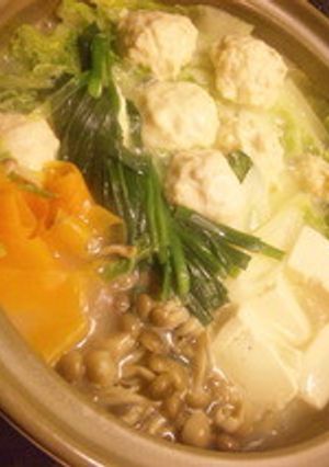 やわらかーい鶏団子でお鍋♪-レシピのメイン写真