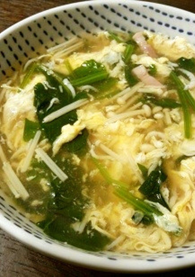 ほうれん草のあったかとろとろスープ-レシピのメイン写真