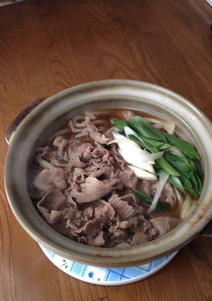 ☆簡単すぎる牛肉うどん-レシピのメイン写真