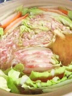 白菜と豚バラの重ね鍋☆-レシピのメイン写真