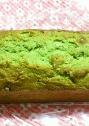 抹茶甘納豆パウンドケーキ クルミ入り-レシピのメイン写真