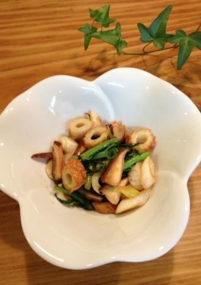 捨てないで！大根の葉＆ちくわ炒め-レシピのメイン写真