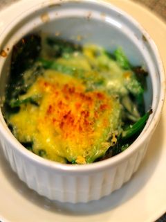 小松菜のチーズ焼き-レシピのメイン写真