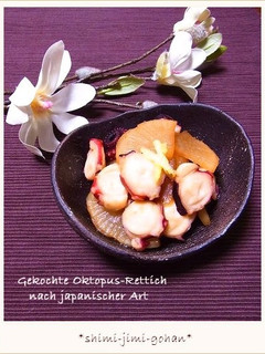 たこと大根の甘辛煮-レシピのメイン写真
