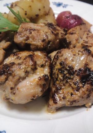 混ぜて焼くだけ☆マヨマスタードチキン-レシピのメイン写真