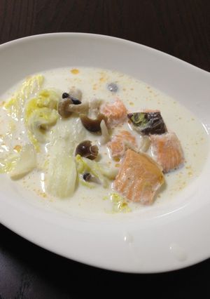 とろ〜り白菜と鮭としめじのクリーム煮☆-レシピのメイン写真