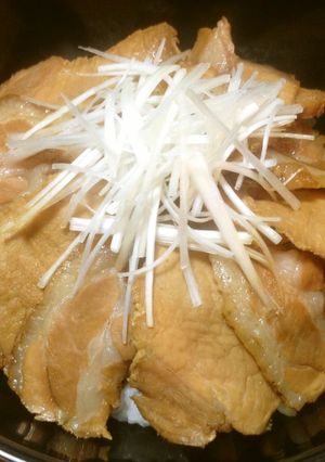 ローストポークの残りでチャーシュー丼♡-レシピのメイン写真