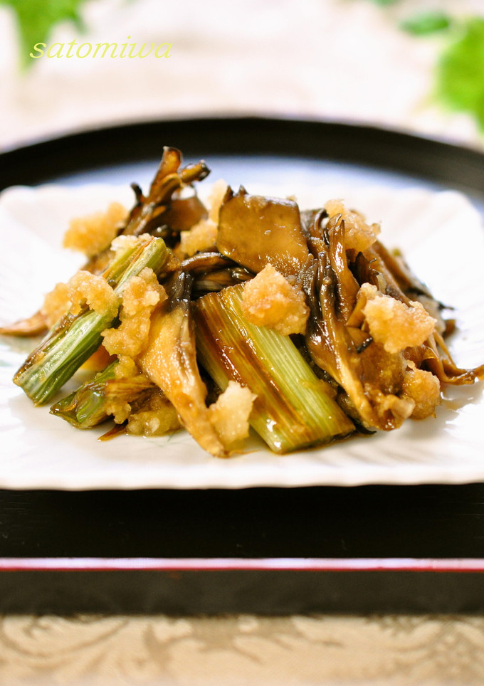 焼き舞茸＆ネギのさっぱり♪みぞれ和え-レシピのメイン写真