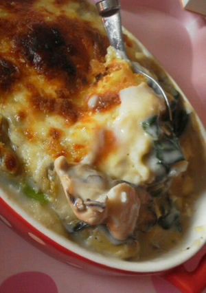 牡蠣と舞茸の豆腐グラタン-レシピのメイン写真