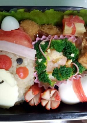 キャラ弁☆クリスマス-レシピのメイン写真
