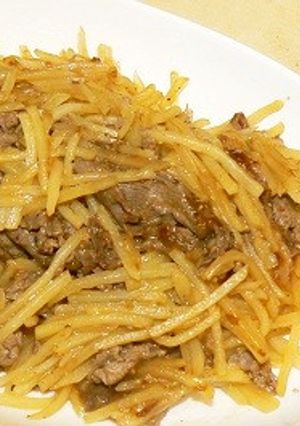 牛肉とじゃがいものオイスターソース炒め-レシピのメイン写真