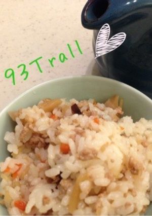 ごぼうの混ぜ御飯-レシピのメイン写真