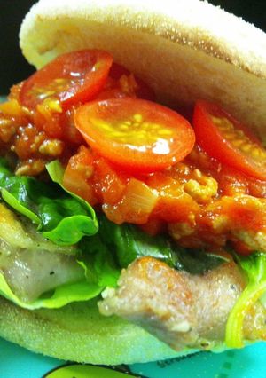 余ったミートソース使える照り焼きバーガー-レシピのメイン写真
