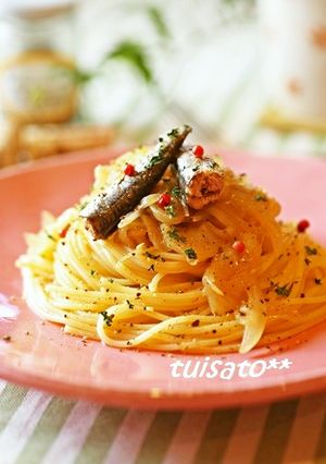 オイルサーディンと玉ねぎの和風パスタ☆-レシピのメイン写真