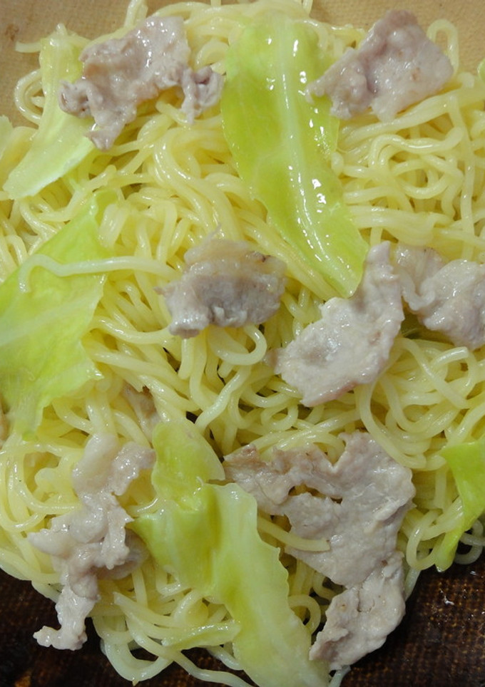 ✿豚肉の塩焼きそば♪レンジで簡単✿-レシピのメイン写真