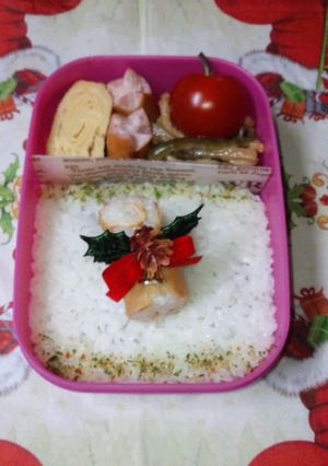 クリスマスのお弁当に☆いなりノエル-レシピのメイン写真