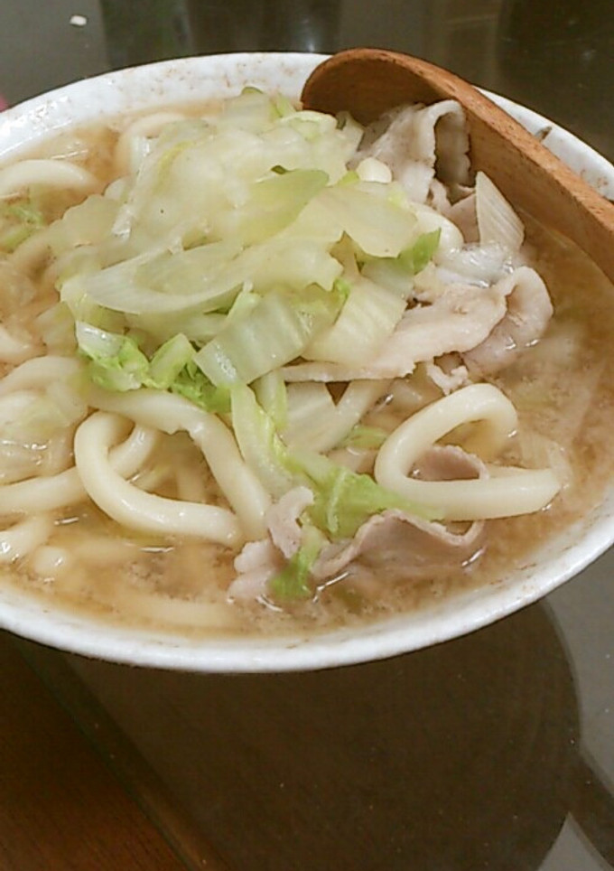 重ね鍋風☆行程2つの白菜とバラ肉のうどん-レシピのメイン写真