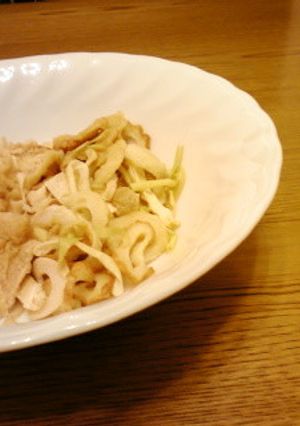 大葉にんにく醤油で切り干し大根レンジ蒸し-レシピのメイン写真