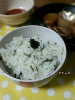 懐かしい*給食風わかめご飯-レシピのメイン写真
