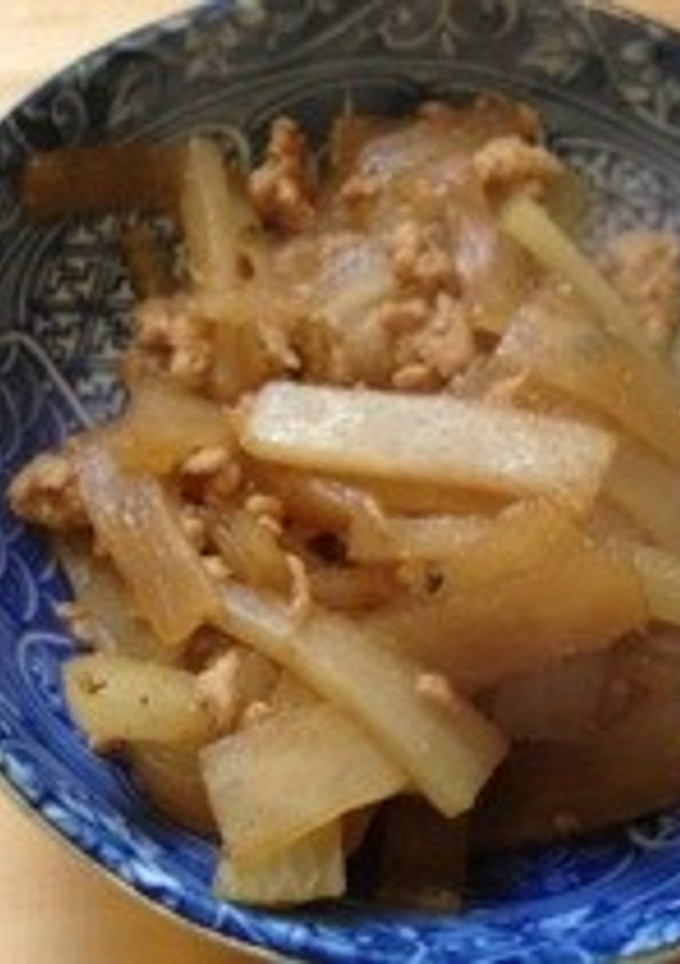 簡単！大根とひき肉の炒め煮-レシピのメイン写真