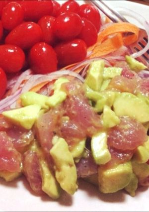 マグロとアボカドのサラダ-レシピのメイン写真
