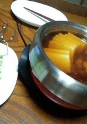 鶏肉と豆腐とセリの鍋-レシピのメイン写真