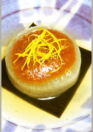 冬の超定番！ふろふき大根のゆず味噌添え-レシピのメイン写真