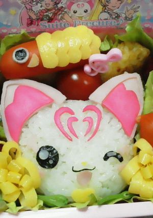 スィートプリキュアハミィ弁当♡キャラ弁-レシピのメイン写真