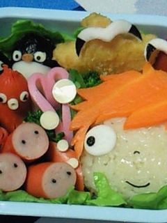 ポニョ弁♡キャラ弁-レシピのメイン写真