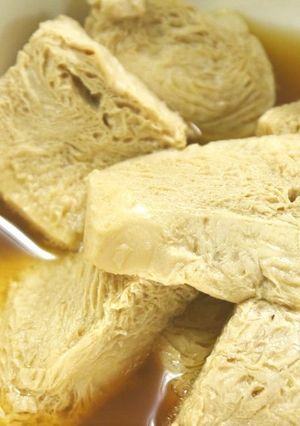 冷凍木綿豆腐の*湯葉風煮物-レシピのメイン写真