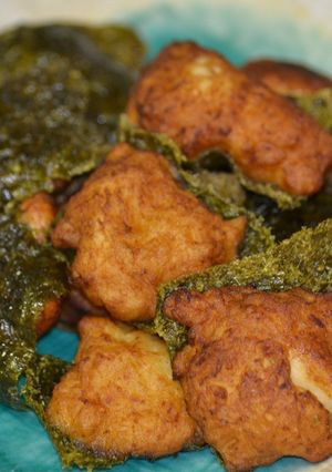 【塩麹】簡単！じゃがいもと挽肉の磯辺揚げ-レシピのメイン写真