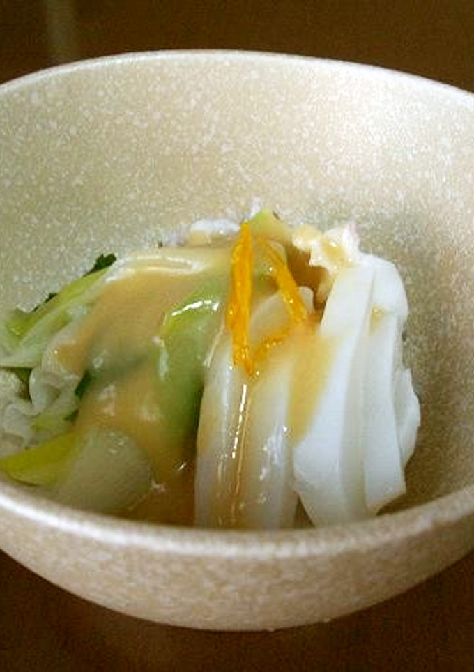 紋甲いかでぬたを作りましょう！-レシピのメイン写真