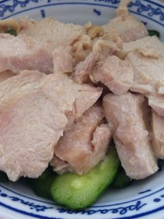 レンジで簡単!塩麹でしっとり蒸し鶏☆-レシピのメイン写真
