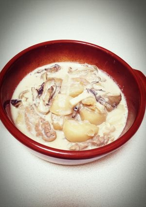 ぽかぽか！かぶときのこの豆乳クリーム煮♪-レシピのメイン写真