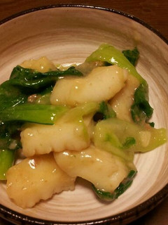 イカと青梗菜の炒めもの(覚書)-レシピのメイン写真