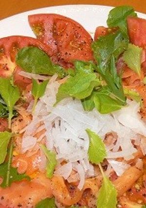バルサミコ酢でサーモンのカルパッチョ-レシピのメイン写真