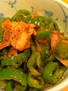ピーマンとベーコンの甘辛炒め煮★-レシピのメイン写真