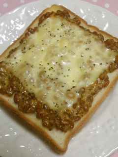 *粒マスマヨde納豆トースト*-レシピのメイン写真