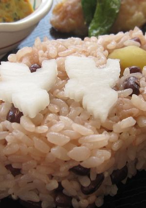 お祝いに“赤飯”　ちょっとの工夫で豪華-レシピのメイン写真