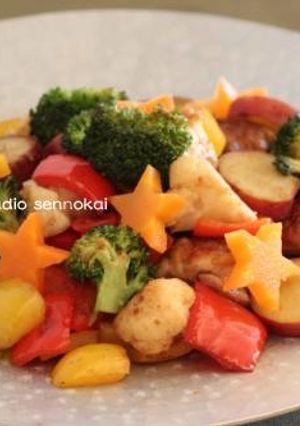 Ｘ‘masu 鶏と野菜のバルサミコソース-レシピのメイン写真