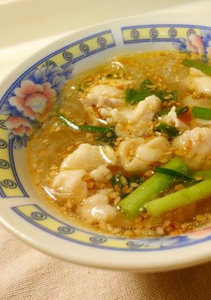 塩麹de*鶏皮と春雨の中華スープ*-レシピのメイン写真