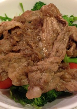 脱マンネリ！赤ワインで豚の生姜焼き風-レシピのメイン写真