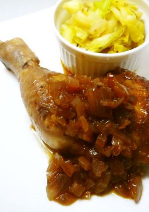 骨付き鶏もも肉の赤ワイン煮-レシピのメイン写真