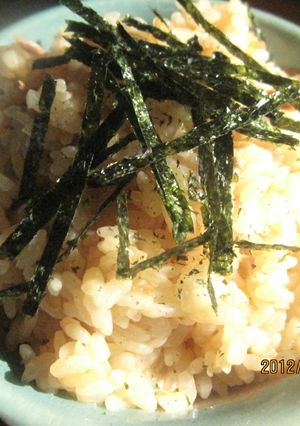 子供も食べれる生姜＆ツナ入り炊き込みご飯-レシピのメイン写真
