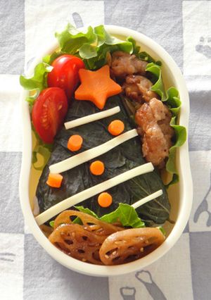 クリスマスツリーの洋風おにぎり-レシピのメイン写真