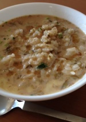 海苔の佃煮とチーズでホットミルクちょい飯-レシピのメイン写真