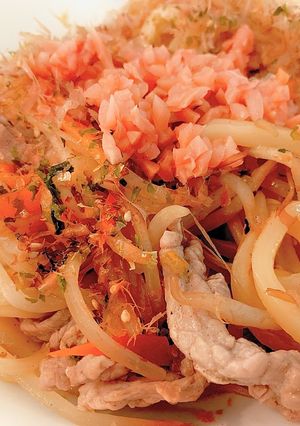めんつゆで簡単焼きうどん☆-レシピのメイン写真