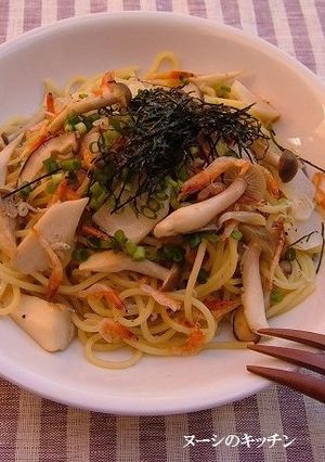海と山の幸のにぎやかパスタ-レシピのメイン写真