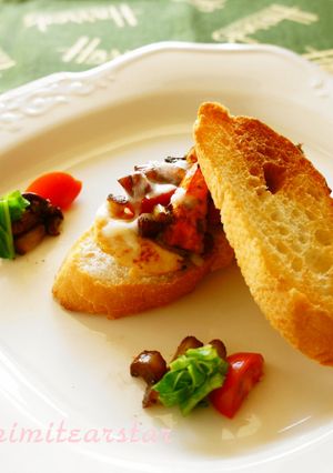 　鶏肉のバルサミコソテー☆オープンサンド-レシピのメイン写真