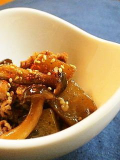 *豚肉とこんにゃくとしめじの炒め煮*-レシピのメイン写真